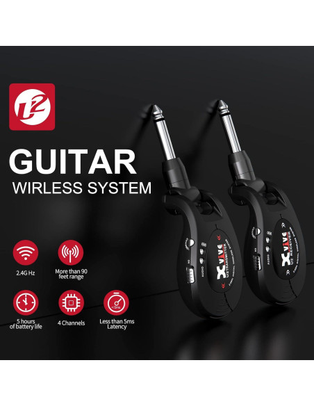 Sistema Inalámbrico Guitarra Xvive U2 Transmisor y Receptor Sistema Inalámbrico Guitarra Xvive U2 Transmisor y Receptor