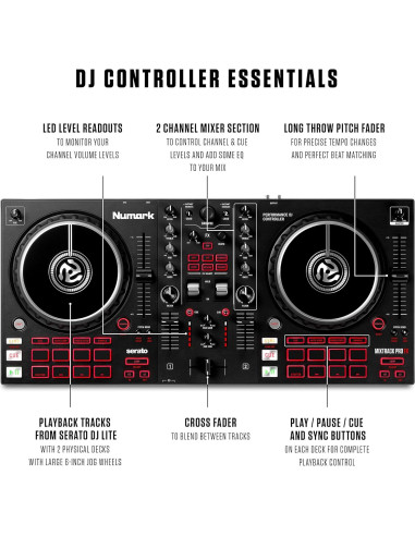 Controlador DJ Numark Mixtrack Pro FX 2 Decks USB
