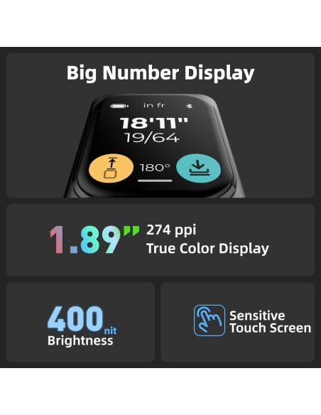 HOZO Medidor Láser Modular 50m Precisión 1.59mm Pantalla LCD HOZO Medidor Láser Modular 50m Precisión 1.59mm Pantalla LCD