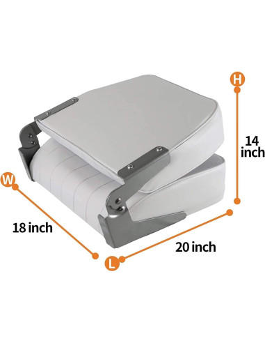 Cubierta de Asiento Plegable LU2000 para Barco 50x45cm