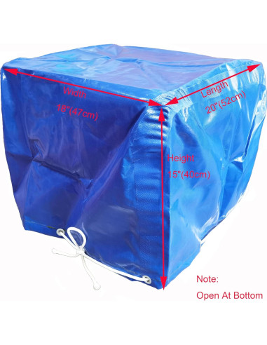 Cubierta de Asiento Plegable LU2000 para Barco 50x45cm