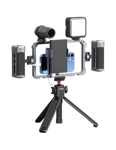 Kit de Video ULANZI para Teléfono con Doble Mango y Estabilizador