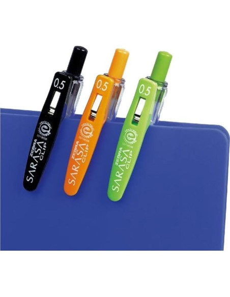 Bolígrafo de Gel Zebra Sarasa Push Clip 0.5 mm Set 10 Colores Bolígrafo de Gel Zebra Sarasa Push Clip 0.5 mm Set 10 Colores