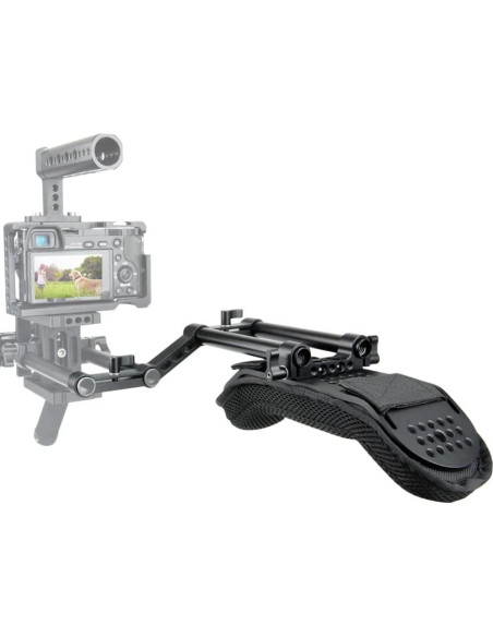 Kit Almohadilla Hombro NICEYRIG 15mm con Varillas 15cm Kit Almohadilla Hombro NICEYRIG 15mm con Varillas 15cm