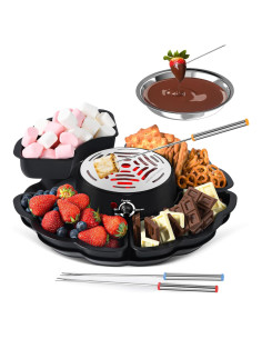 Horno eléctrico 2 en 1 CHOCOSMORE para S'mores y fondue