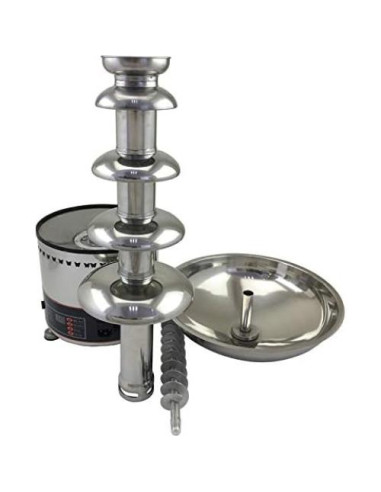 Fuente de Chocolate PreAsion 5 Niveles 4 kg Acero Inoxidable