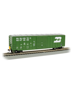 Vagón de Carga HO Bachmann Burlington Northern con LED