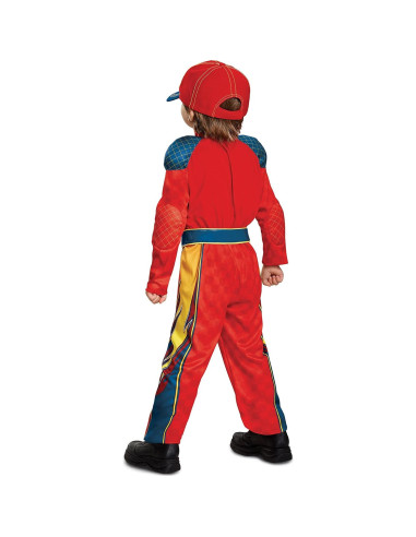 Disfraz Lightning McQueen Cars 3 Niños Rojo Mediano
