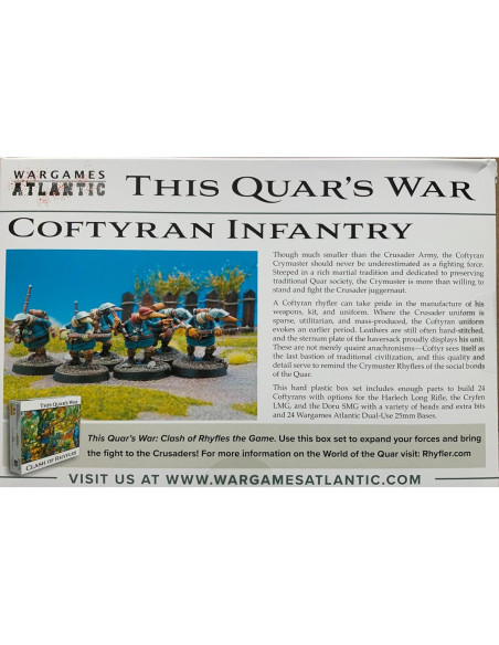 Infantería Coftyran Wargames Atlantic 24 Figuras 28mm Infantería Coftyran Wargames Atlantic 24 Figuras 28mm