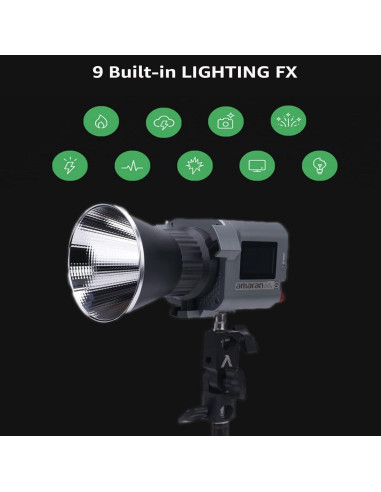 Aputure Amaran 60X S Luz LED Bi-Color 2700-6500K 65W