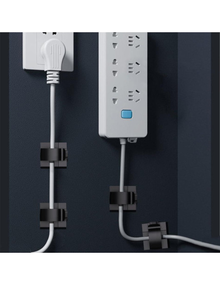100 Clips Adhesivos para Gestión de Cables ITUGOU - Variados 100 Clips Adhesivos para Gestión de Cables ITUGOU - Variados