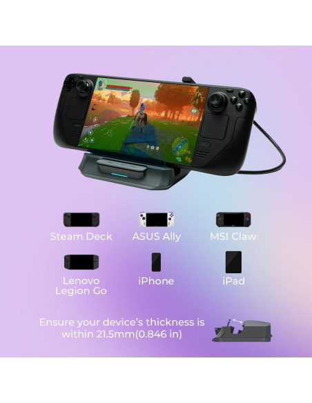 Dock AVerMedia X'TRA GO GC515 HDMI 4K 60Hz Carga USB-C Dock AVerMedia X'TRA GO GC515 HDMI 4K 60Hz Carga USB-C