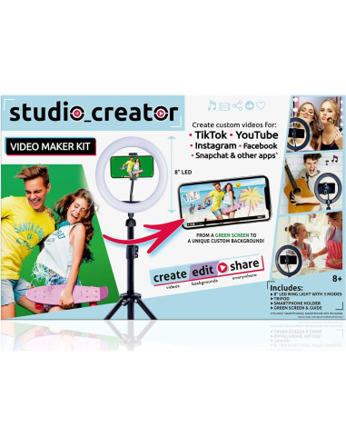 Kit de Creador de Estudio Canal Toys con Anillo de Luz LED