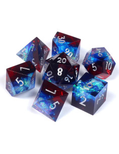 Juego de Dados DND 1985 Games, Set de 7 Dados Retro VHS 2