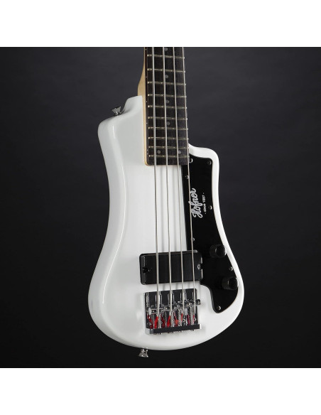Guitarra Bajo Eléctrico HOFNER Shorty Blanca 4 Cuerdas Guitarra Bajo Eléctrico HOFNER Shorty Blanca 4 Cuerdas