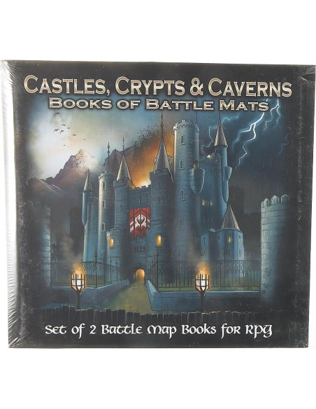 Libros de Mapas de Batalla Loke 2 en 1 para RPG Libros de Mapas de Batalla Loke 2 en 1 para RPG