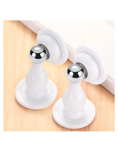 Tope de puerta magnético Eccn 2Pack Silicona y Metal