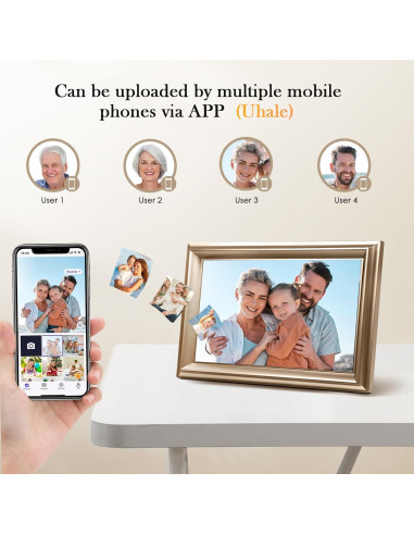 Marco de Fotos Digital Canupdog 10.1" WiFi 16GB HD