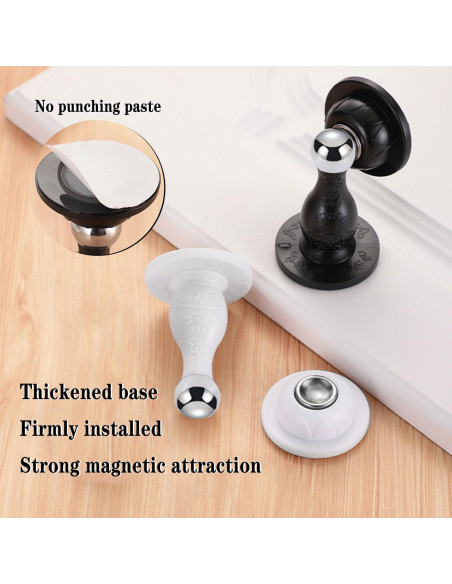 Tope de puerta magnético Eccn 2Pack Silicona y Metal Tope de puerta magnético Eccn 2Pack Silicona y Metal