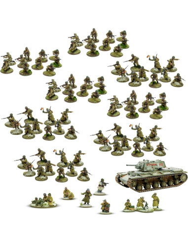 Ejército Soviético Invierno Warlord Games Bolt Action 85 Figuras
