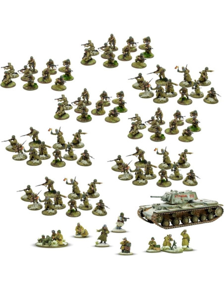 Ejército Soviético Invierno Warlord Games Bolt Action 85 Figuras Ejército Soviético Invierno Warlord Games Bolt Action 85 Figuras