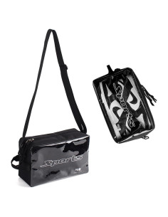 Bolsa de Zapatos de Viaje Oxford con Correa Removible Negra