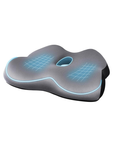 Cojín Ergonómico de Espuma Viscoelástica SHKJGS - Alivio Ciática