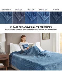 Manta Eléctrica Beautyrest Reina Microfibra Calentada 2