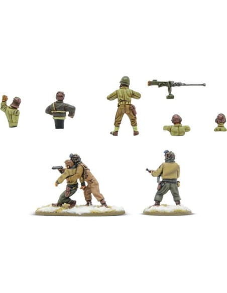 Figuras de Infantería Americana GI Warlord Games 1:56 Figuras de Infantería Americana GI Warlord Games 1:56