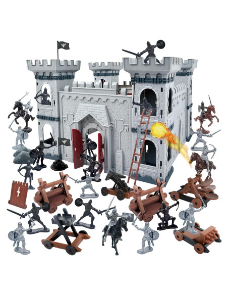 Figuras de Acción Caballero Medieval Leopmase Kit de Batalla Figuras de Acción Caballero Medieval Leopmase Kit de Batalla