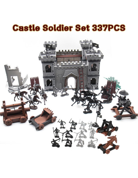 Figuras de Acción Caballero Medieval Leopmase Kit de Batalla Figuras de Acción Caballero Medieval Leopmase Kit de Batalla
