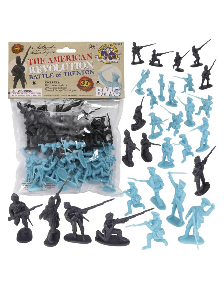 Set de Figuras de Soldados BMC Guerra Revolucionaria Trenton 37 Piezas Set de Figuras de Soldados BMC Guerra Revolucionaria Trenton 37 Piezas