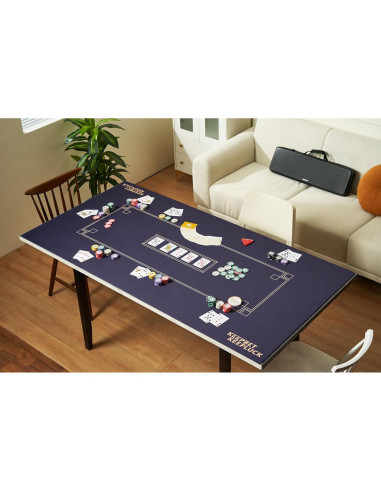 Juego de Fichas de Póker Arcilla 500PCS Estuche de Cuero