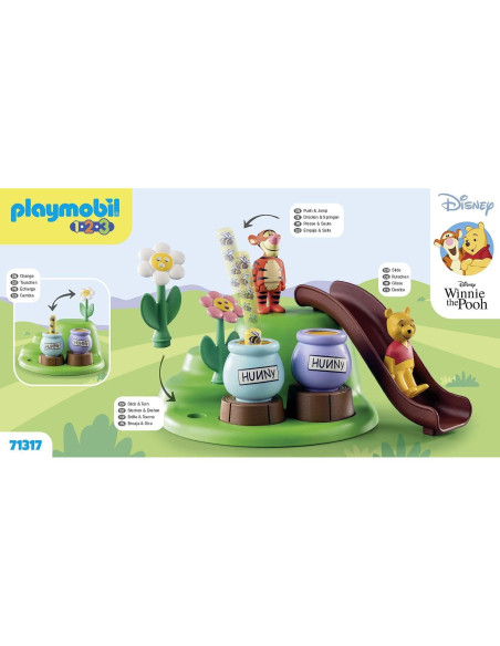 Playmobil 1.2.3 Jardín de Abejas Winnie y Tigger 10 Piezas Playmobil 1.2.3 Jardín de Abejas Winnie y Tigger 10 Piezas