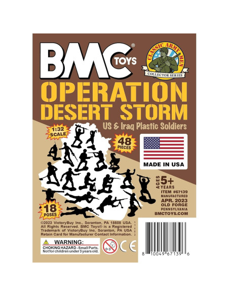 Figuras de Soldados de Plástico BMC 48pc Tormenta del Desierto Figuras de Soldados de Plástico BMC 48pc Tormenta del Desierto