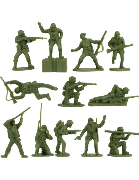 Figuras de Soldados BMC WW2 Iwo Jima - 32 Piezas Figuras de Soldados BMC WW2 Iwo Jima - 32 Piezas