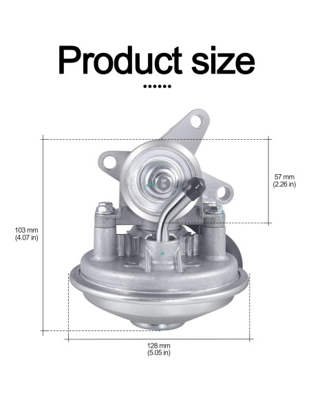 Bomba de Vacío Mecánica AULINK 904-801 para Chevy GMC 1.68kg Bomba de Vacío Mecánica AULINK 904-801 para Chevy GMC 1.68kg