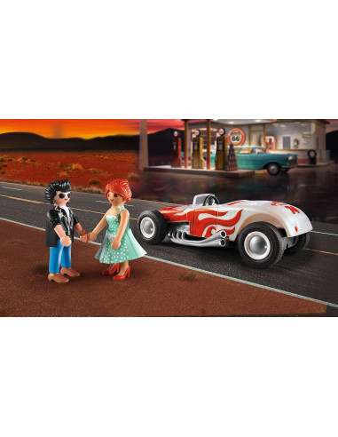 Paquete de Inicio Hot Rod PLAYMOBIL 2 Figuras y Accesorios