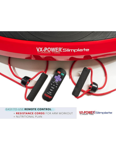 Plataforma de Vibración VX-Power Slimplate Galaxy - 5 Programas Plataforma de Vibración VX-Power Slimplate Galaxy - 5 Programas