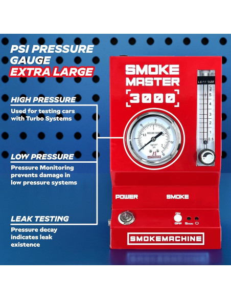 Máquina de Humo AutoLine Pro 3000 con Compresor 3,18 kg Máquina de Humo AutoLine Pro 3000 con Compresor 3,18 kg