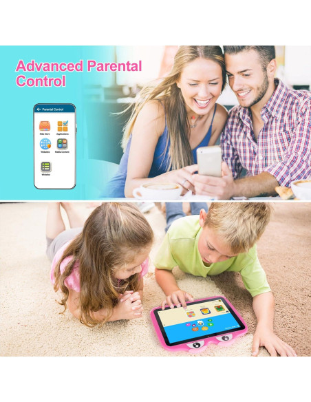 Tableta para Niños Trayoo F10 10.1" Android 11 64GB Rosa Tableta para Niños Trayoo F10 10.1" Android 11 64GB Rosa