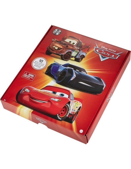 Juego de 10 Vehículos Mini Racers Mattel Cars 1:55 Multicolor Juego de 10 Vehículos Mini Racers Mattel Cars 1:55 Multicolor