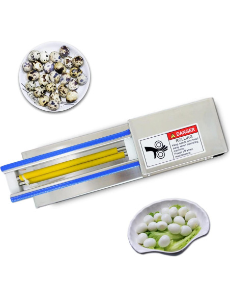 Peladora de Huevos de Codorniz MSSVIGING 18W Acero Inoxidable Peladora de Huevos de Codorniz MSSVIGING 18W Acero Inoxidable