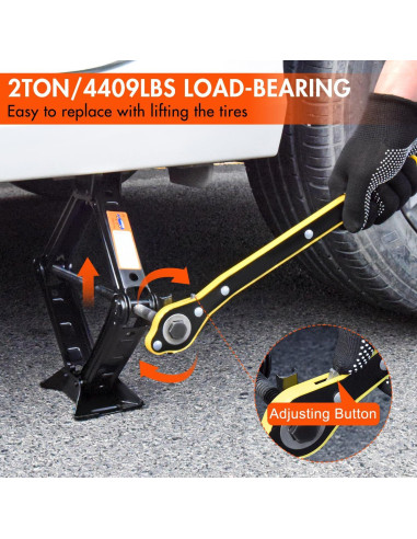 Kit de Gato de Coche Gurduenon 2T Tijera Universal