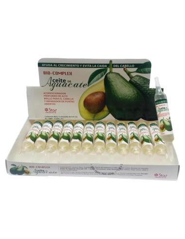 Ampollas de Aceite de Aguacate Biocomplex 12 Pack - 17.34 g Cada Una