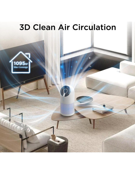 Purificador de aire MOOKA M02 para habitaciones grandes 101m Purificador de aire MOOKA M02 para habitaciones grandes 101m