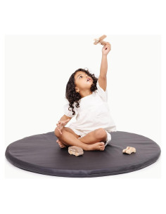 Alfombra de Juego Gathre Redonda Acolchada 91x91 cm Cuervo