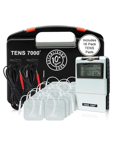 Estimulador Muscular TENS 7000 con 16 Electrodos