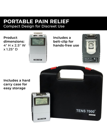 Estimulador Muscular TENS 7000 con 16 Electrodos Estimulador Muscular TENS 7000 con 16 Electrodos