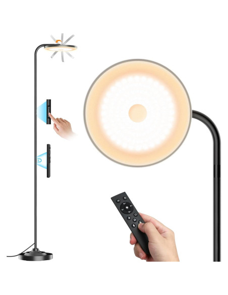 Lámpara de Pie LED SIBRILLE 36W Regulable con Control Remoto Lámpara de Pie LED SIBRILLE 36W Regulable con Control Remoto